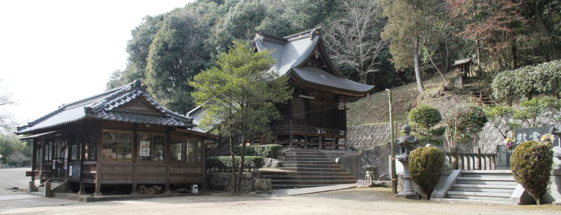 神森神社の全景